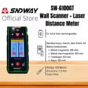 SNDWAY SW-6100GT — 2 в 1: Детектор скрытой проводки и Лазерная рулетка (120м)