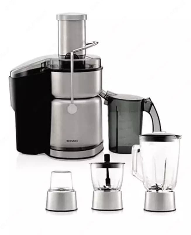 Соковыжималка ”Shivaki JM-615B” (Стальная/черная) — 1