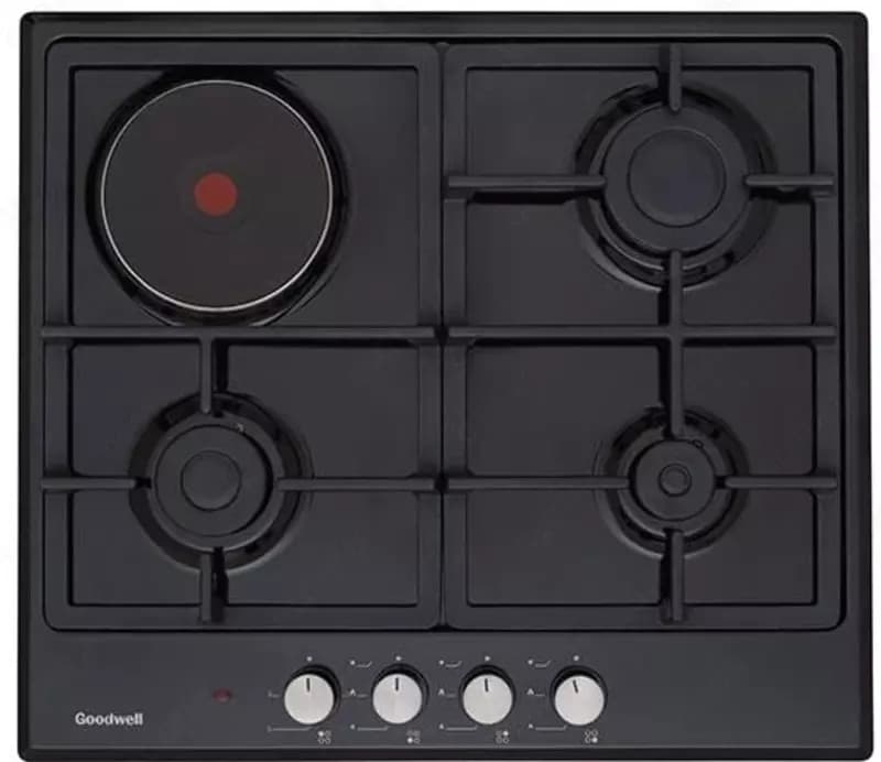 Комбинированная варочная панель ”Goodwell GWP-63142 B” (Черная) — 1