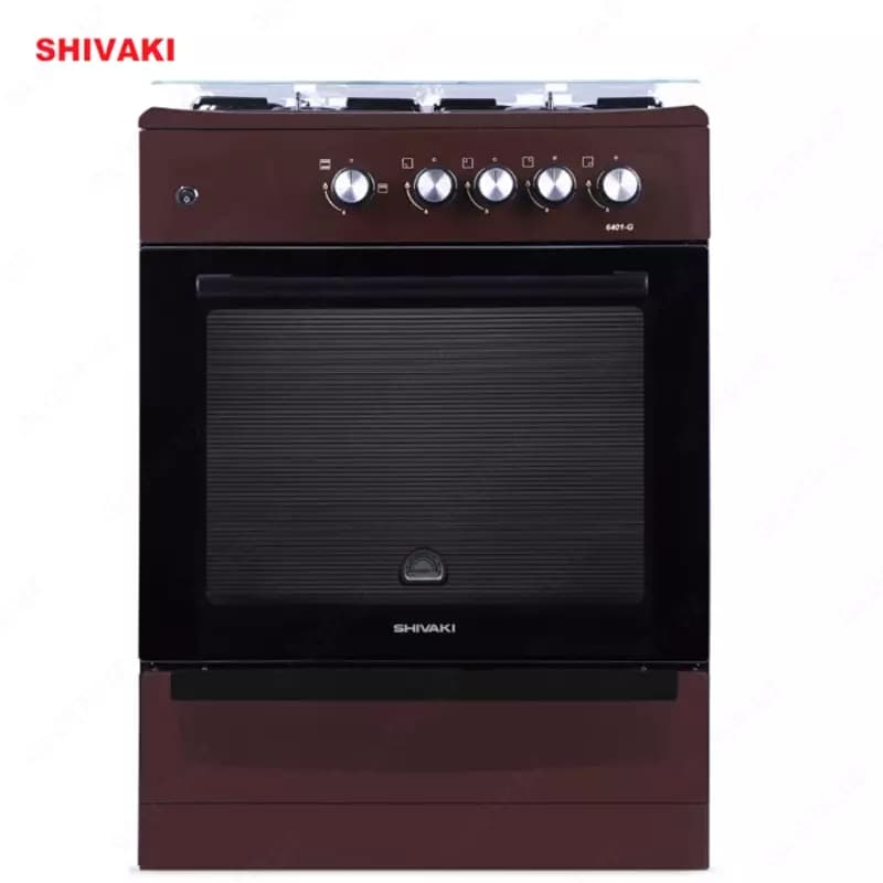 Газовая плита Shivaki 6401-G Коричневый — 1