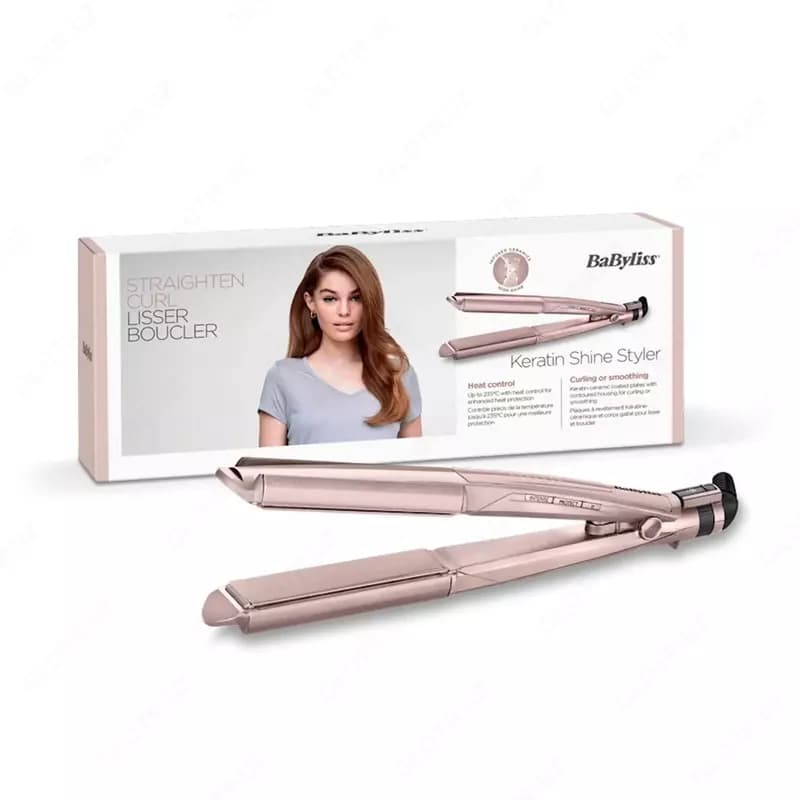 Выпрямитель для волос Babyliss ST335AE, розовый — 1