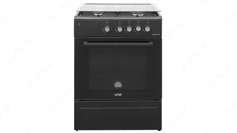 Газовая плита Artel Apetito 10-G Matte-Black, чугун — 1