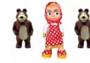 Игровой комплект игрушек "Маша и 2 Медведя" (RT-102-2)