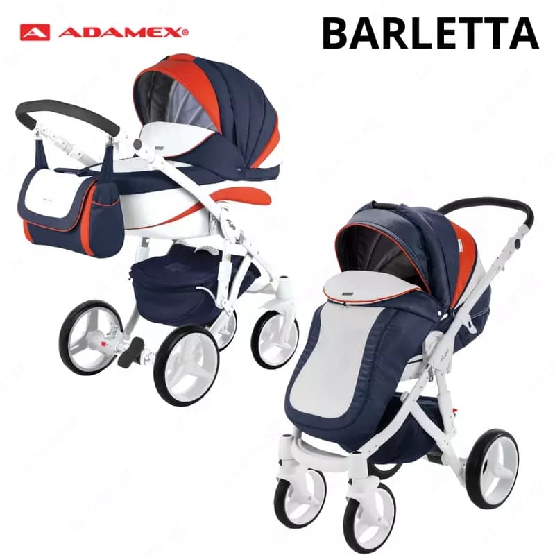 Коляска ADAMEX BARLETTA NEW 3в1 и 2в1 (Польша) — 1