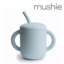 Mushie поильник. Мини кружка + трубочка Natural, 175 мл