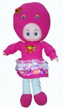 Детская кукла игрушка для девочек с комплектом одежды малинового цвета