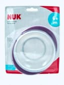 Nuk Тарелка фиолетовая нескользящая, 6+ мес.