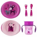 Набор для кормления ребенка CHICCO WEANING SET 12m+ GIRL, арт. CH16201-10