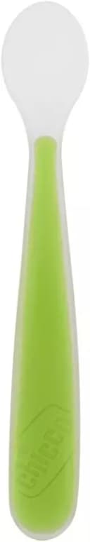 Детская ложечка SOFT SILICON SPOON 6m+ GREEN, арт.CH068285