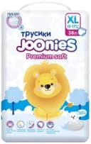 Joonies трусики Premium Soft XL (12-17 кг), 38 шт., 3 уп., белый