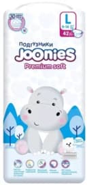 Joonies подгузники Premium Soft L 9-14 кг, 42 шт.