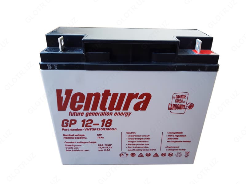Аккумуляторная батарея Ventura 18Ah для ИБП (UPS) по технологии AGM — 1