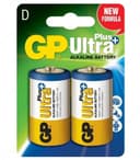 Батарейка GP ULTRA+ ALKALINE (LR20) D 2*BL