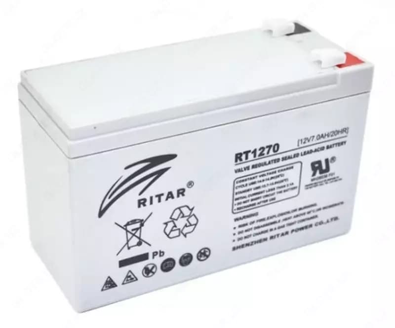 Аккумуляторная батарея RITAR RT1270, 12V 7.0Ah — 1