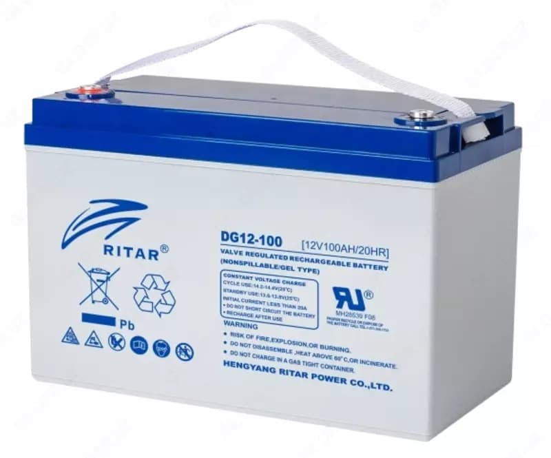 Аккумуляторная батарея RITAR DG12-100, 12V 100Ah — 1