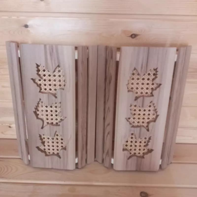 Абажуры из канадского кедра. — 1