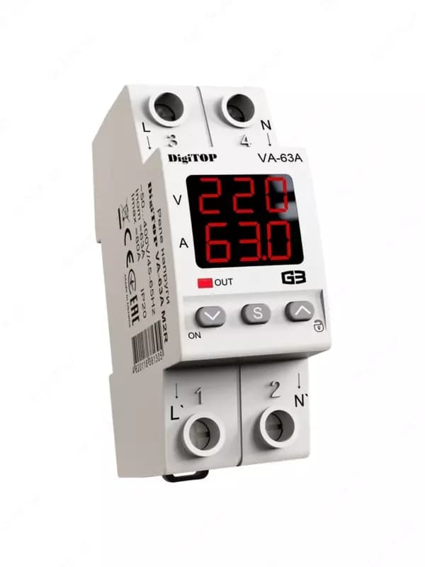 Реле напряжения DigiTOP VA-63A M2R — 1