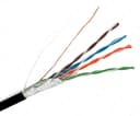 Кабель сетевой FTP Cat5E 4x2х0,5 чёрный
