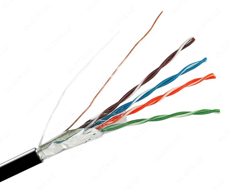 Кабель сетевой FTP Cat5E 4x2х0,5 чёрный — 1