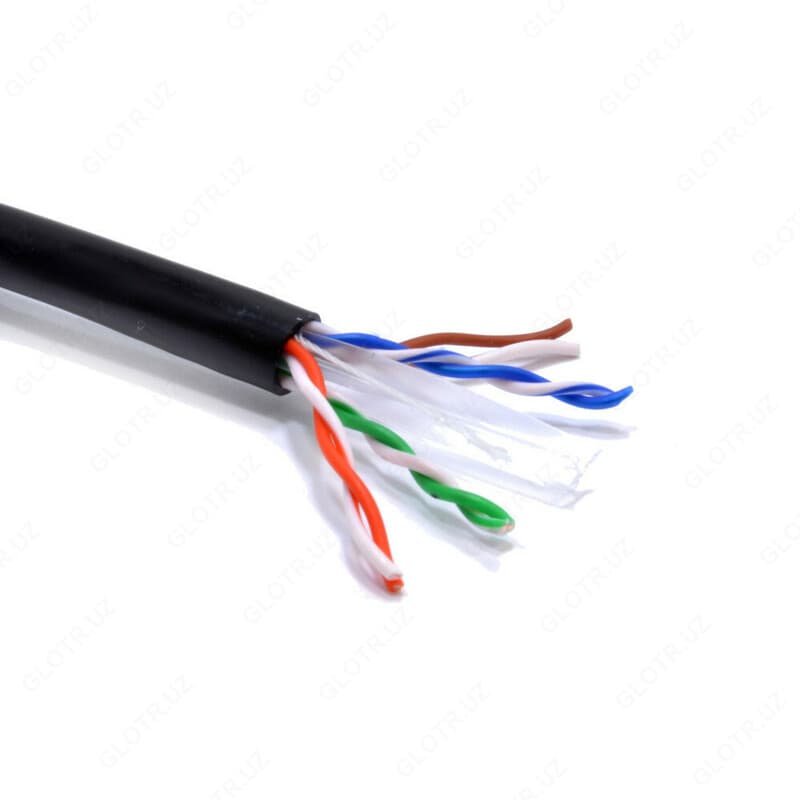 Кабель сетевой UTP CAT5E 4x2х0,5 чёрный — 1