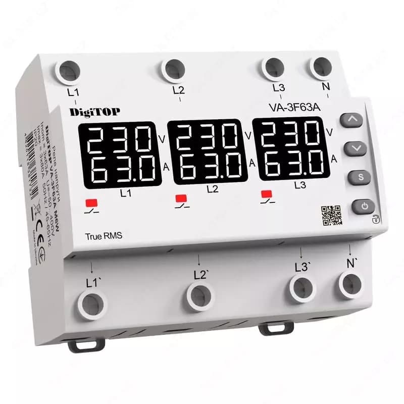Реле напряжения DigiTOP VA-3F63A M6W — 1