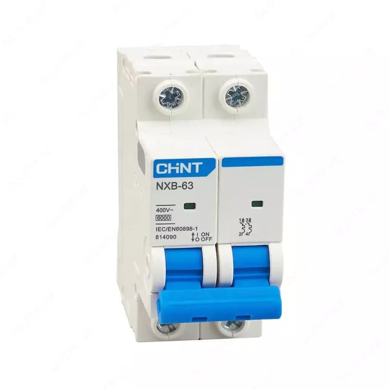 Автомат CHINT NXB-63 2P 10A – защита цепи — 1