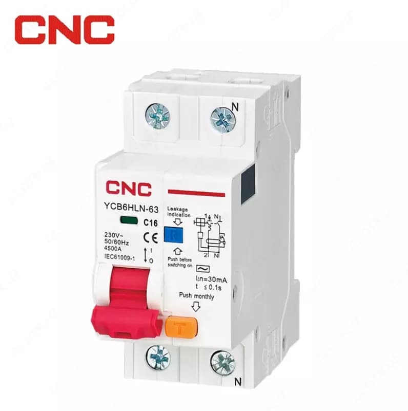 Автоматы дифференциальные YCB6HLE-63 3P+N C32A — 1