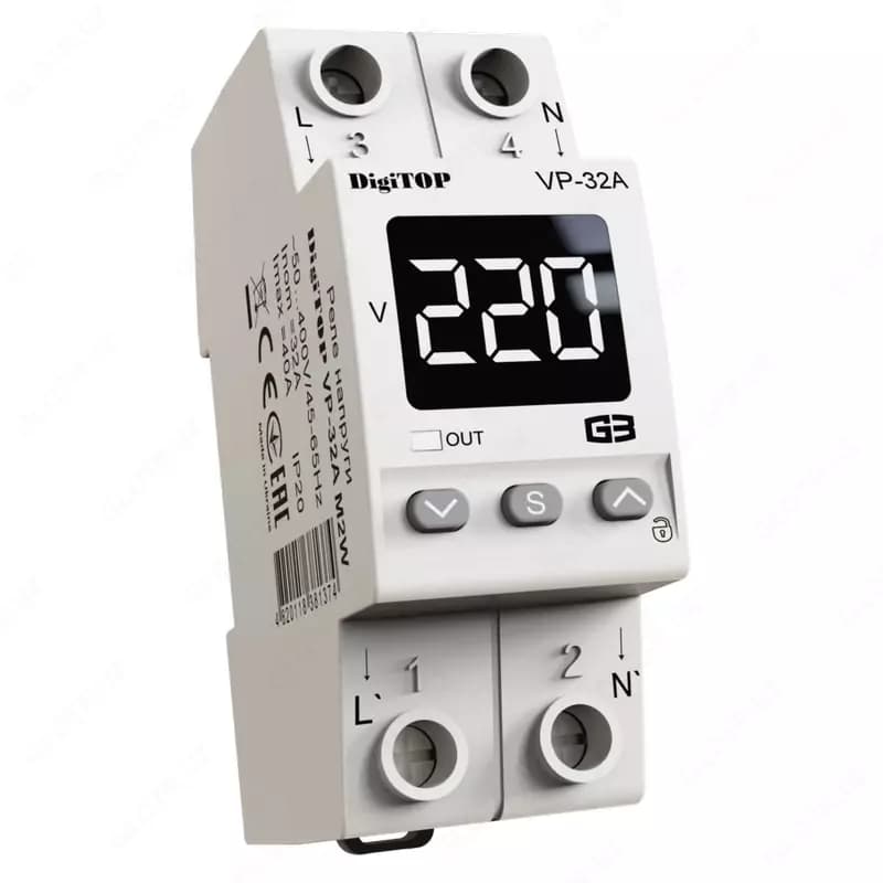 Реле напряжения DigiTOP VP-32A M2W — 1