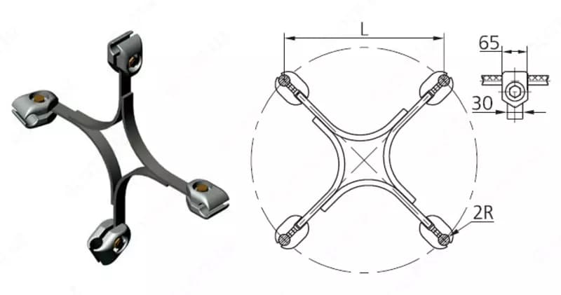 Распорки утяжелённые 4РГ-3-600А — 1