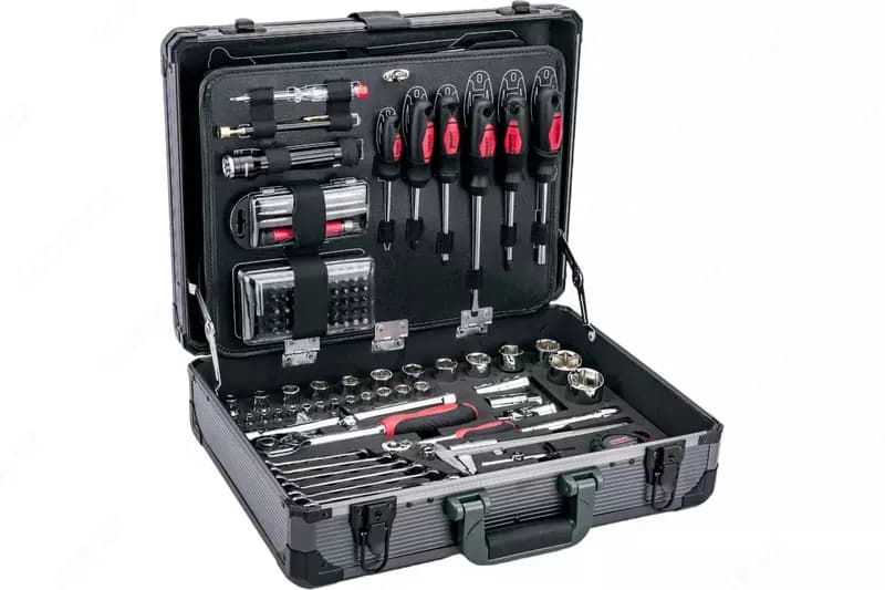 Набор инструментов (в алюминиевом кейсе) ”Gigant Professional” GPS 151, 1/2” и 1/4” 151 предмет (151 предмет) — 1