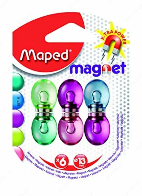 Магнит для флипчарта Maped 517111 (1уп=6 шт) — 1