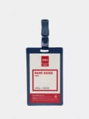 Бейдж вертикальный Deli 5743, с клипсой