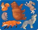 Трафарет для рисования ЛУЧ ”Лесные звери”
