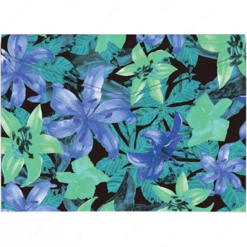 Папка-конверт на кнопке А4 LILY с кнопкой 0,18 мм, прозрачный (ассорти) Centrum — 1