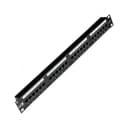ITK Патч-панель 19” (1U) UTP, 24 порта RJ-45, кат.6 , с кабельным органайзером