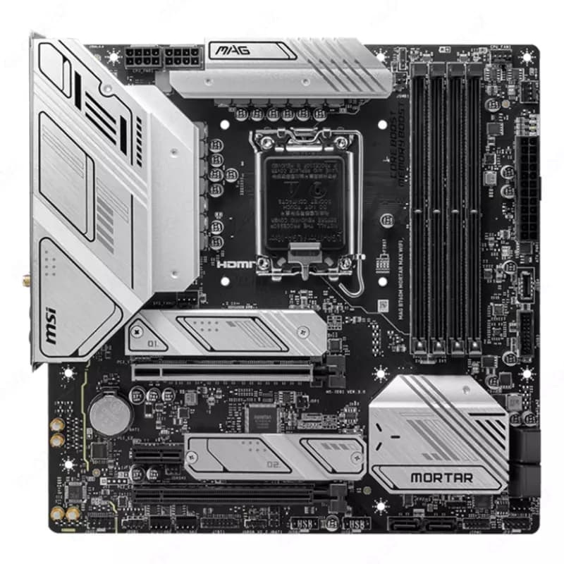 Материнская плата MB MSI MAG B760M Mortar WiFi DDR5 LGA 1700 — 1