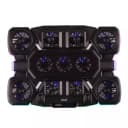 Подставка для ноутбука 2E GAMING CPG-011, до 17.3”, 1xUSB-A, 1xUSB-C, LCD, RGB, чёрный,