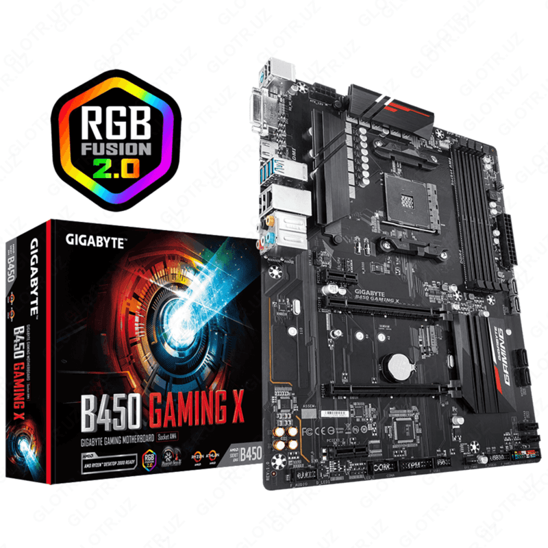 MB Gigabyte AMD AM4 B450 Gaming DDR4 — 1