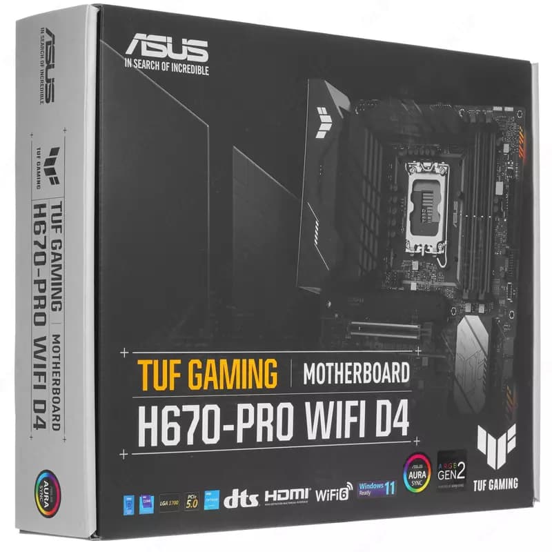 Материнская плата ASUS TUF H670-PRO D4 WIFI — 1