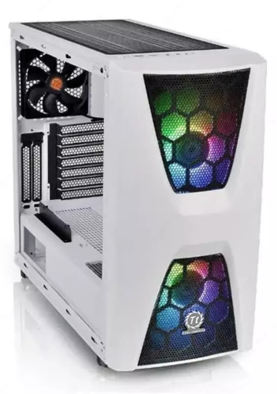 Компьютерный корпус Thermaltake Commander C34 TG Snow ARGB. — 1