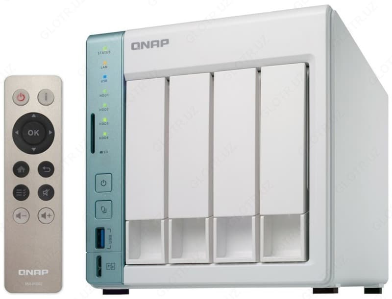 Сетевой накопитель (NAS) QNAP D4 Pro — 1