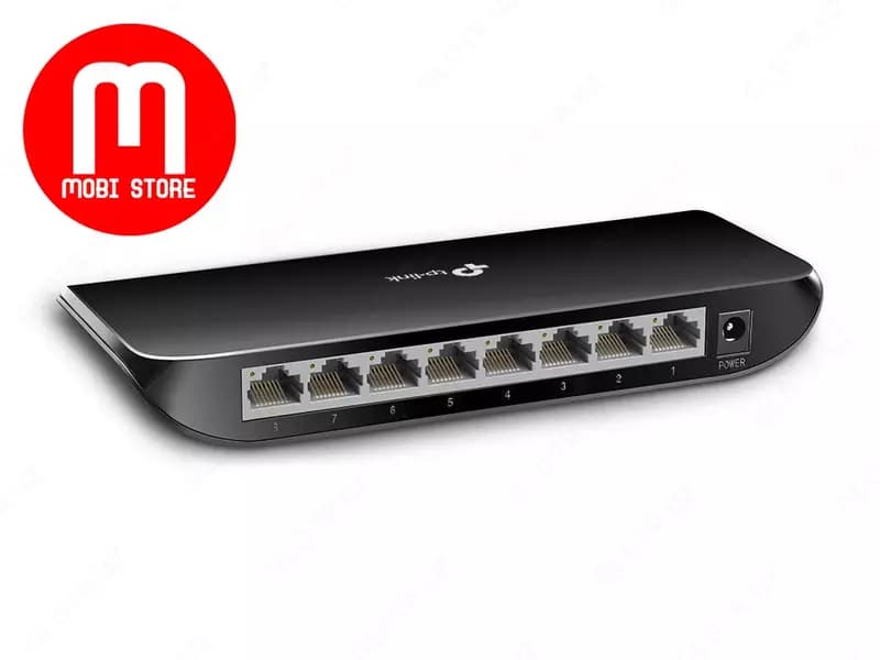 Настольный коммутатор с 8 гигабитными портами, Tp-link 8 port gigabit switch TL-SG1008D — 1