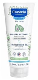 Мягкий гель для купания новорожденных 2 в 1 ”Mustela” Bebe (200 мл) Франция