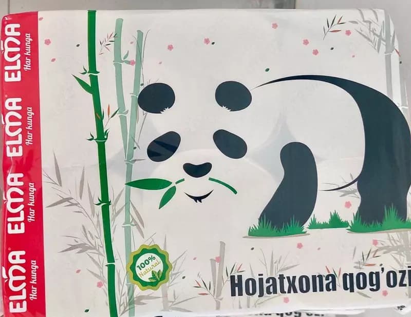 Туалетная бумага Panda Asian Pack, 6 рулонов (100) — 1