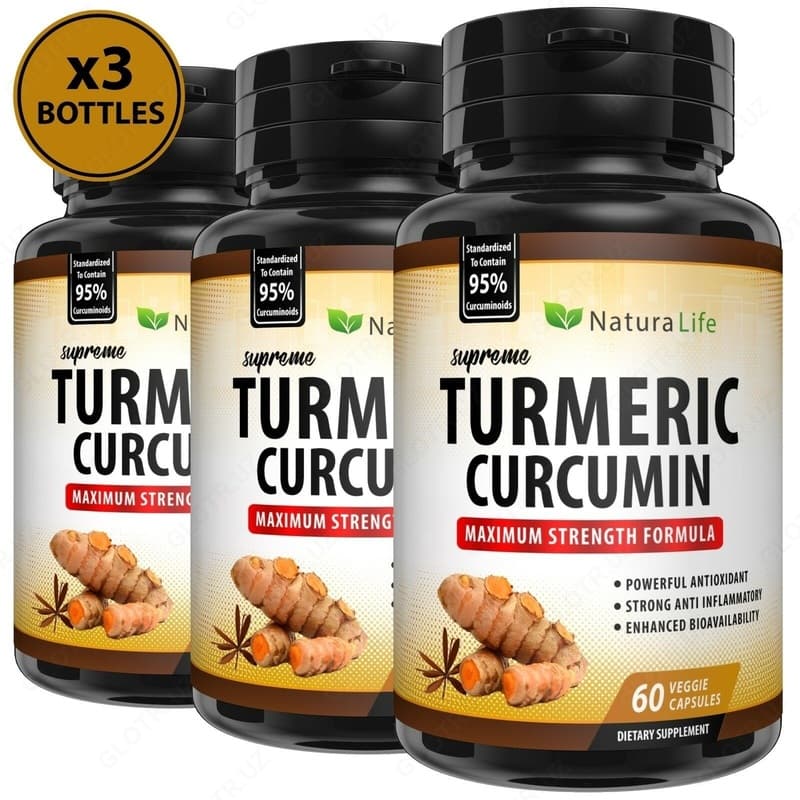 БАД с куркумином Natural Supreme Life Turmeric Curcumin — 1