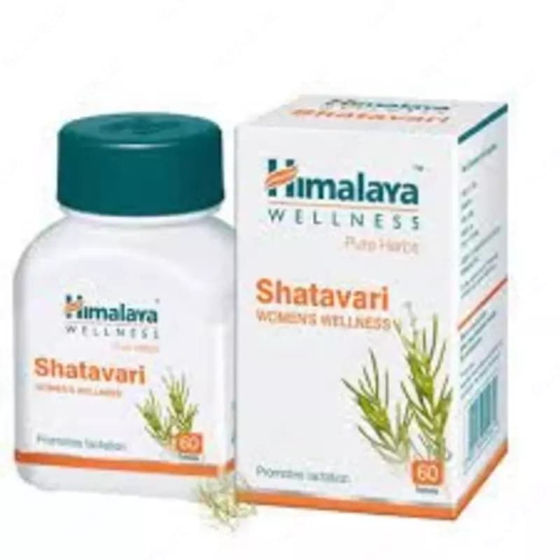 Шатавари, лечение репродуктивной системы, 60 таб, производитель Хималая; Shatavari, 60 tabs, Himalaya — 1