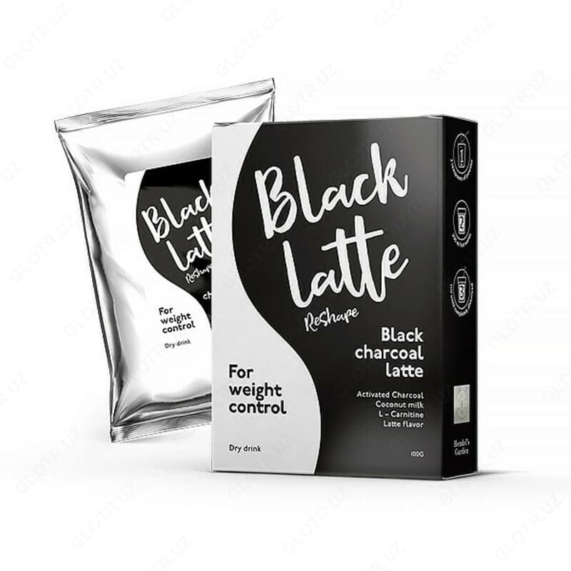 Угольный кофе для похудения Black Latte — 1