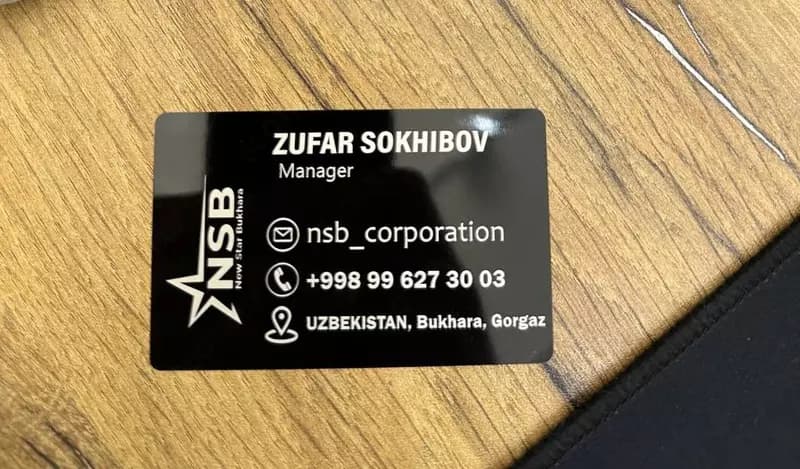 Карта ”Metal Biznes card” — 1