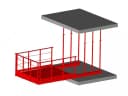 Выносная приёмочная площадка, 5500х2200х1100 мм