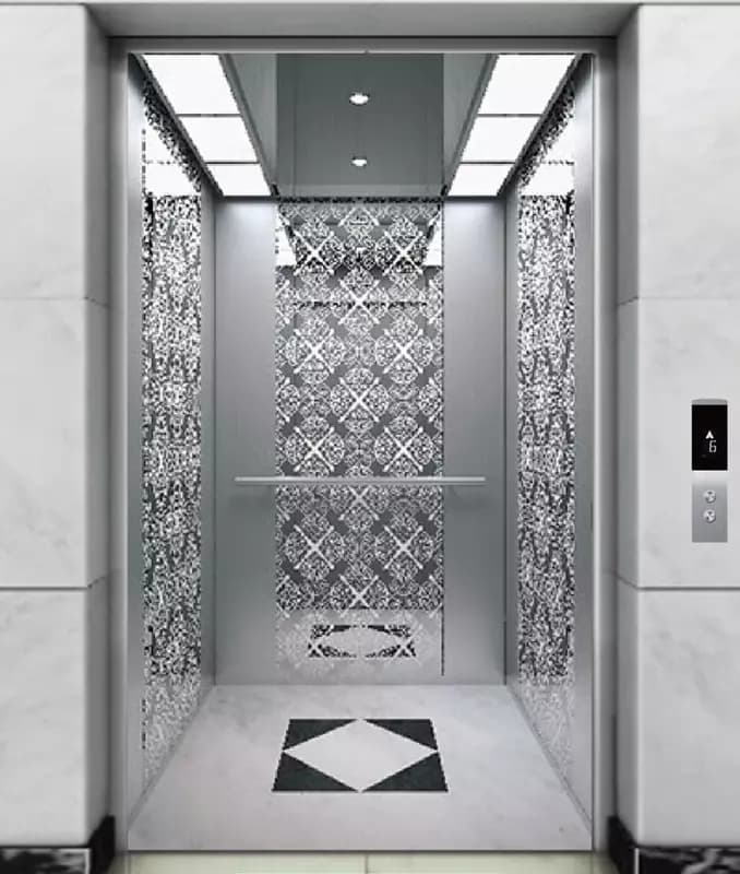 Зеркальный пассажирский лифт ”SE-J109N” — 1